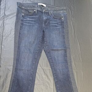 Rich & Skinny Women's Straight Leg Jeans in Blue